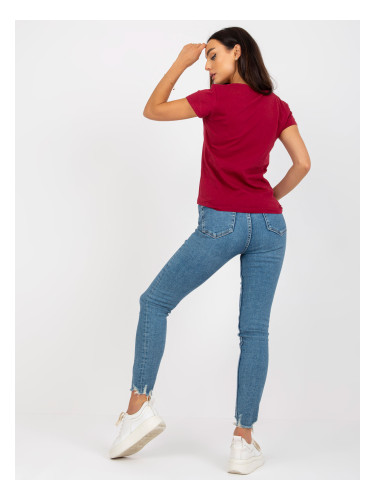 T-shirt-B-013.25P-burgundy