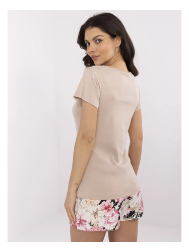 T-shirt-RV-TS-A557.66P-beige