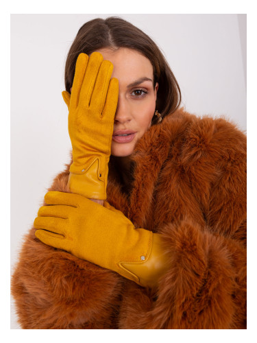 Gloves-AT-RK-239507.26P-Dark Yellow