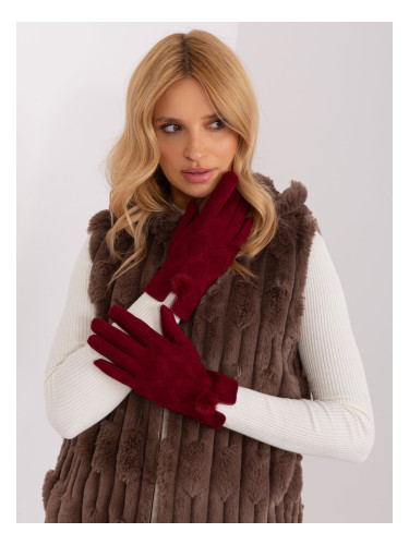 Gloves-AT-RK-239506.98-burgundy