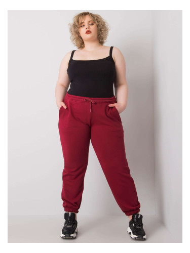 Sweatpants-RV-DR-6331.86-burgundy