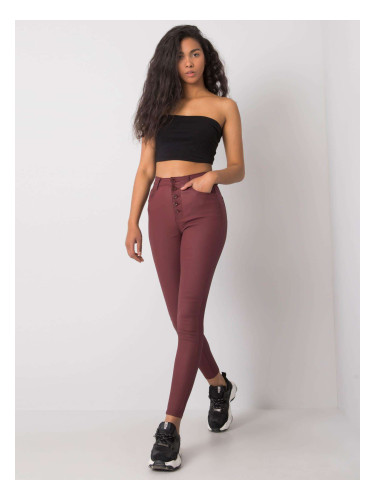 Trousers-EM-SP-F663.50P-burgundy