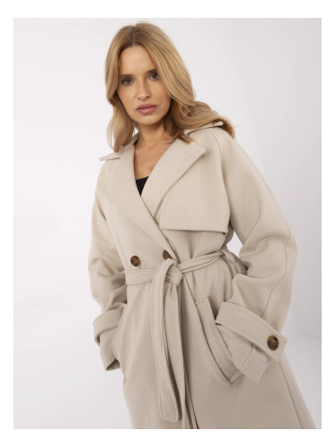 Coat TW-PL-BI-2309.86-beige