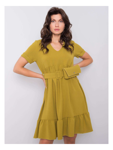 Dress-DHJ-SK-13078.31P-olive