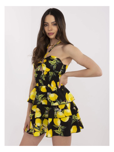 Dress-MI-SK-23708.60-black-yellow