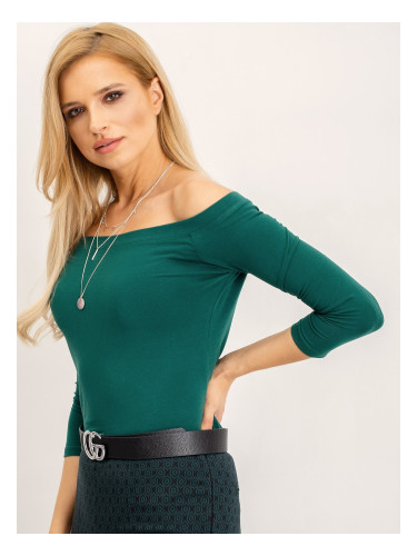 Blouse-RV-BZ-4692.05X-dark green