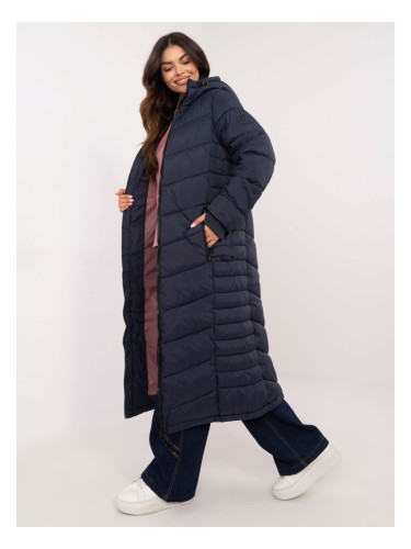 Coat-D51160XB44540A3-navy blue