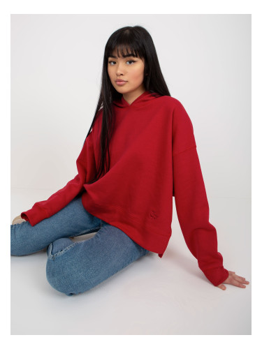 Sweatshirt-TW-BL-2002.11-dark red