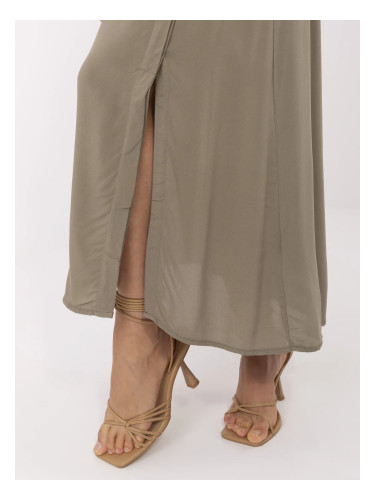 Skirt-D73761M50222A-khaki