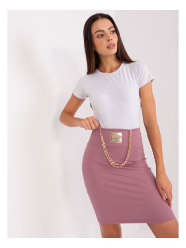 Skirt-RV-SD-9029.32P-Dark Pink