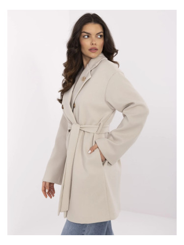 Coat TW-PL-BI-28987.85-light beige
