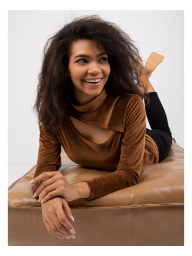 Blouse-DHJ-BZ-6561.09P-brown