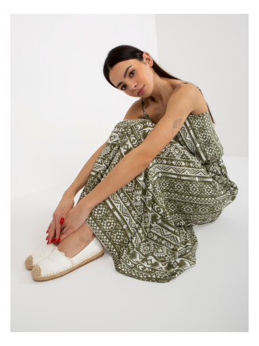 Dress-D73771R30313B-khaki