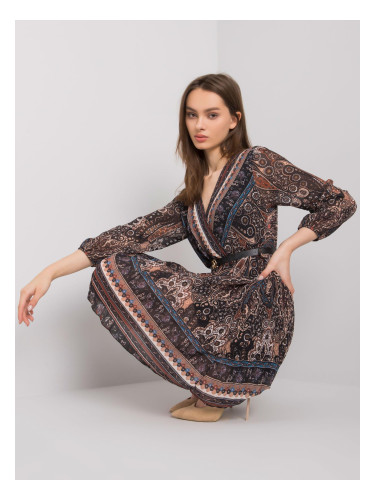 Dress-DHJ-SK-10201.93P-black-beige
