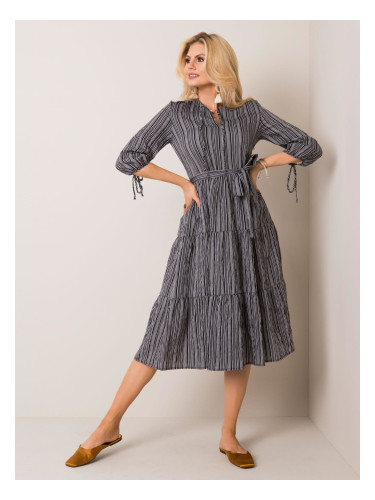 Dress-LK-SK-508005.07P-Grey-Black