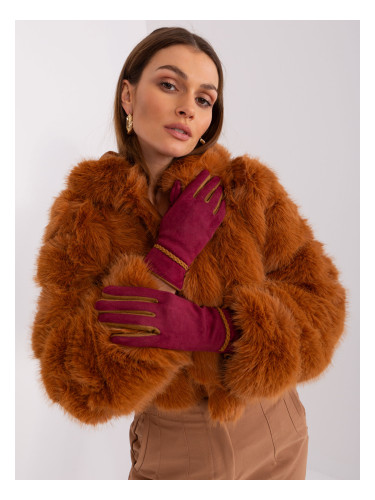 Gloves-AT-RK-238601.25P-burgundy