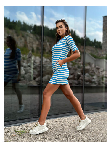 Dress-TW-SK-2092.83P-white-blue