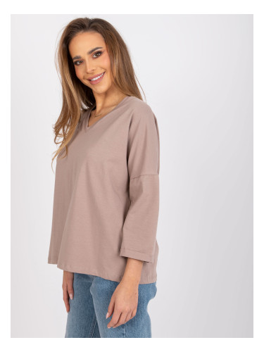 Blouse-RV-BZ-7558.30-dark beige