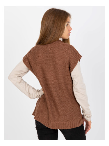 Vest-D90027W90785B2-brown
