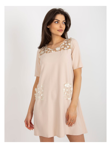 Dress-LK-SK-506735.82-beige