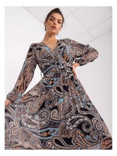 Dress-DHJ-SK-11389-2.52P-black-beige