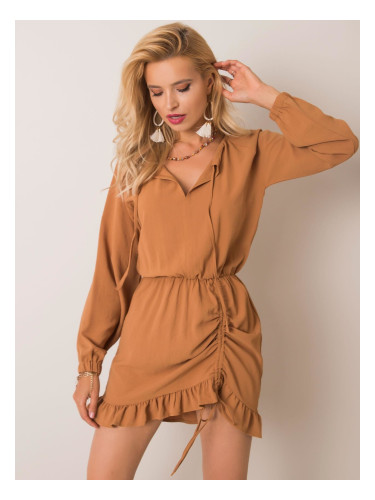 Dress-111-SK-06071.09-light brown