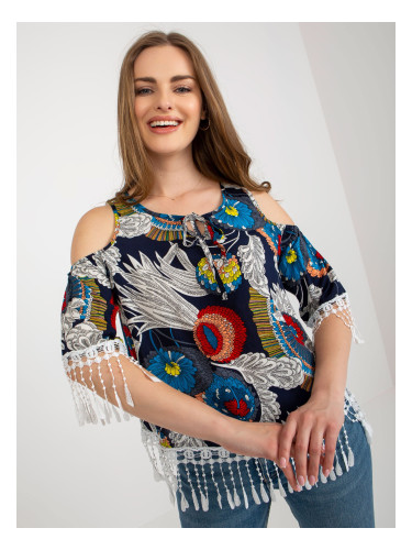 Blouse-AT-BZ-2601.67-navy blue