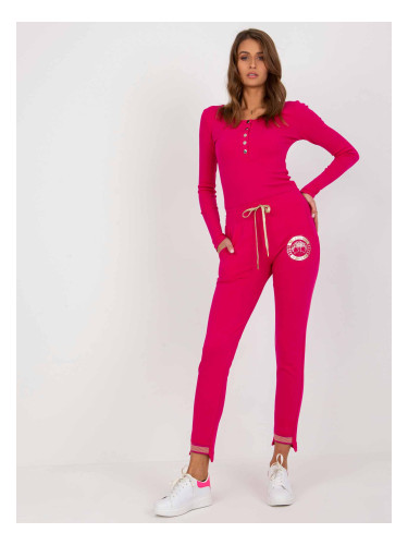 Sweatpants-RV-DR-6650.81P-Fuchsia