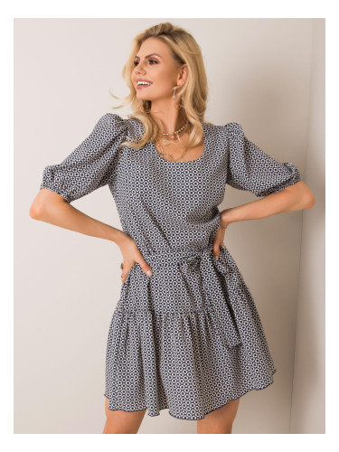Dress-LK-SK-508151.34P-white-navy blue