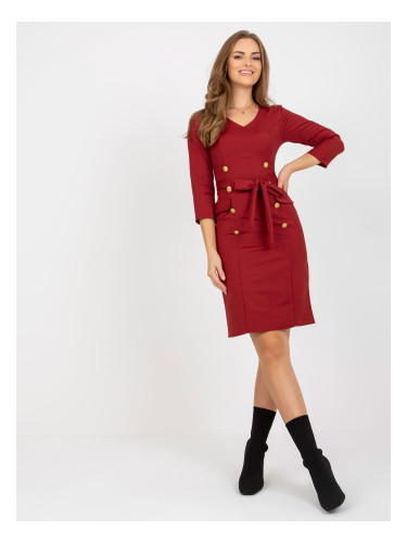 Dress-LK-SK-507838.93-dark red