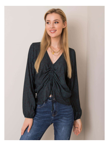 Blouse-DHJ-BZ-12283-1.93P-dark green