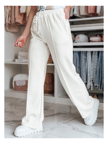 Дамски трикотажни панталони DRESSANIK екрю
