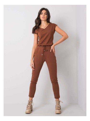 Sweatpants-RV-DR-3589.07X-dark brown