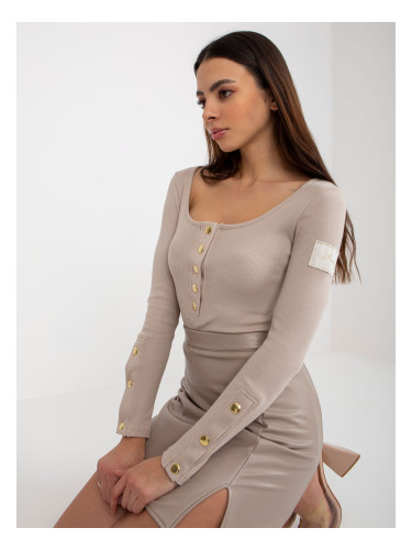Blouse-TW-BZ-OB-048.08-dark beige