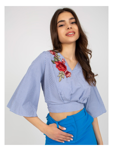 Blouse-LK-BZ-506243.78-white-navy blue