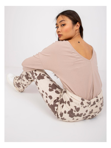 Blouse-RV-BZ-5890.10-dark beige