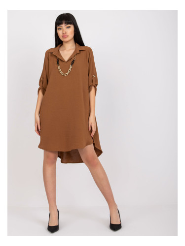 Dress-DHJ-SK-V2209.94-brown