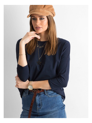 Blouse-RV-BZ-4661.43P-navy blue
