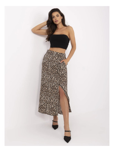 Skirt-D73771M50222B-brown