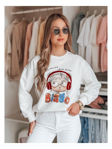 Дамски суитшърт с овърсайз принт LALA VIBE