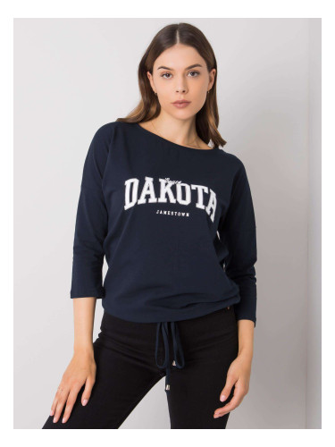 Blouse-RV-BZ-6673.61-navy blue