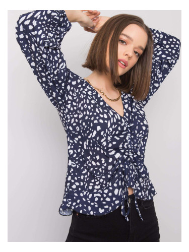 Blouse-DHJ-BZ-12283-1.93P-navy blue