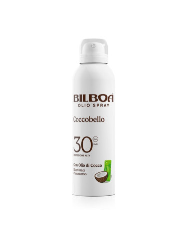 Bilboa Coccobello слънцезащитен спрей с кокосово масло SPF 30 150 мл.