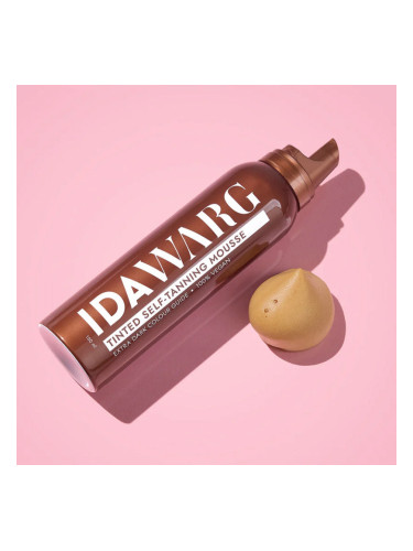 Автобронзиращ мус за незабавен много тъмен тен IDA WARG Instant Self-Tanning Mousse Extra Dark