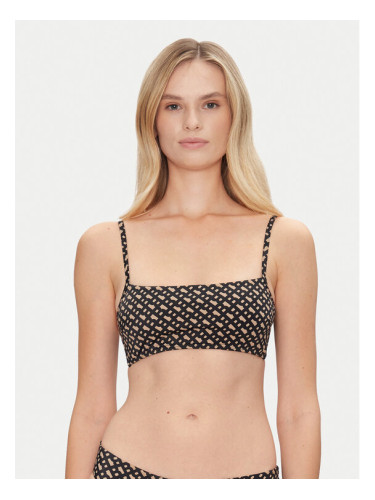 BOSS Горнище на бански Bb Monogram 50535267 Черен Regular Fit