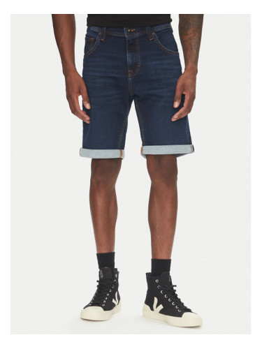 Mustang Дънкови шорти Chicago Z 1016349 Тъмносин Slim Fit