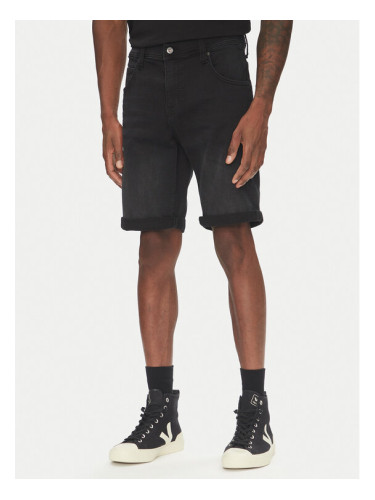 Mustang Дънкови шорти Chicago Z 1016347 Черен Slim Fit