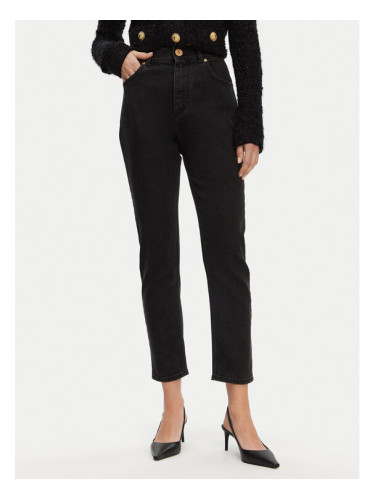 Balmain Дънки DF1MG007DB67 Черен Slim Fit