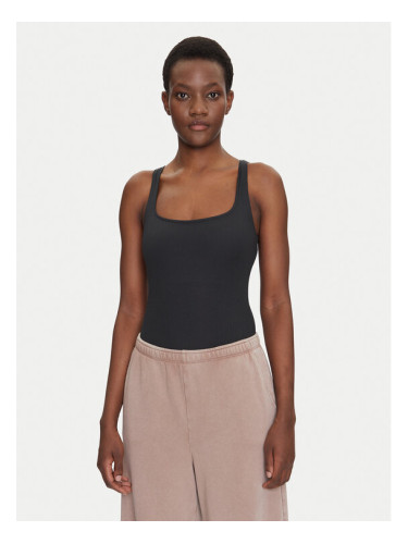 Girlfriend Collective Боди Penny 5013 Черен Slim Fit