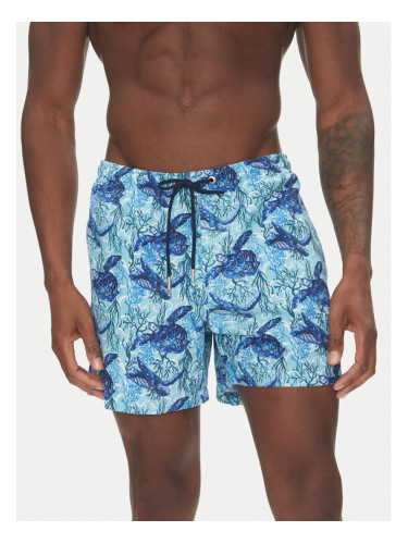 HOM Плувни шорти Tartane 402916 Син Regular Fit